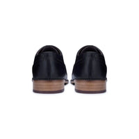 Mens Real Leather Classic Brogues Black Laced Shoes Smart Formal Leather Vintage