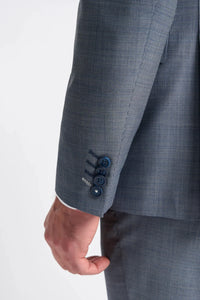 Bond - Men's Grey Tailored Fit Blazer