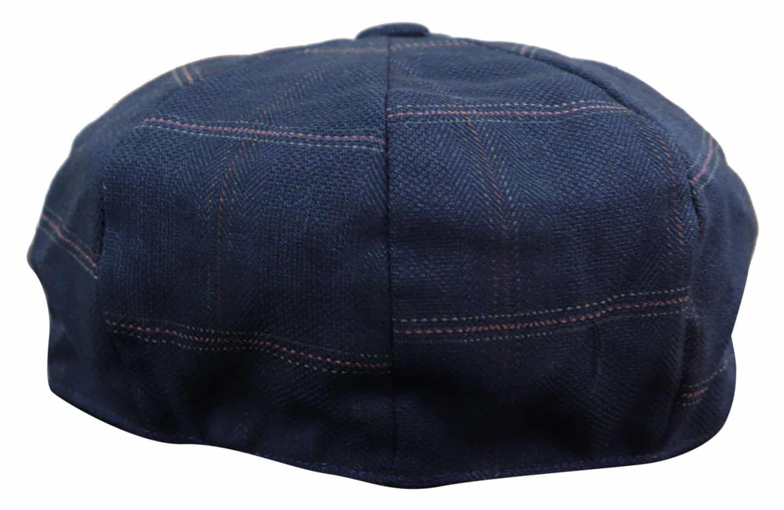 Men's 8 Panel Peaky BlindersTweed Flat Cap - Cavani Connall