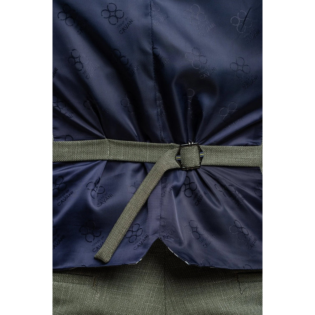 Miami - Men's Sage Green Summer Waistcoat