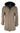 Mens 3/4 Long Overcoat Camel Jacket Coat Removable Hood Smart Casual Winter Warm Wool