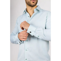 Men's Green Double Cuff Oxford Shirt