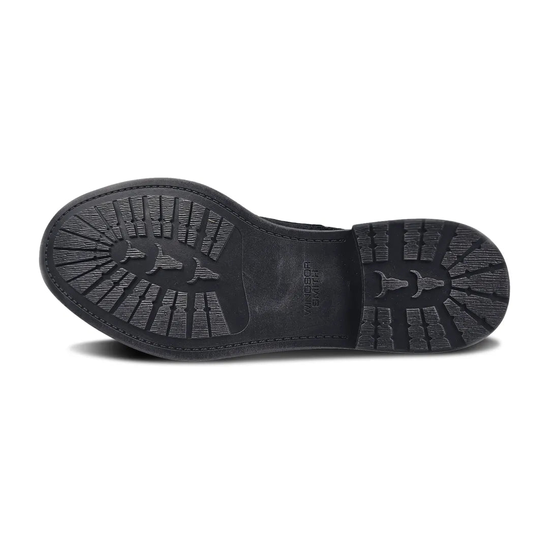 Sebastian - Men's Black Lace Up Leather Desert Boots