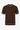 Tricou bărbătesc maro tricotat, croială regulată, cu garnitură contrastantă, guler rotund