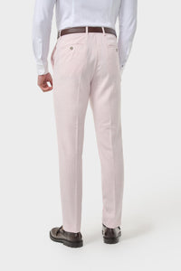 Tropez - Pantaloni eleganti roz pentru bărbați