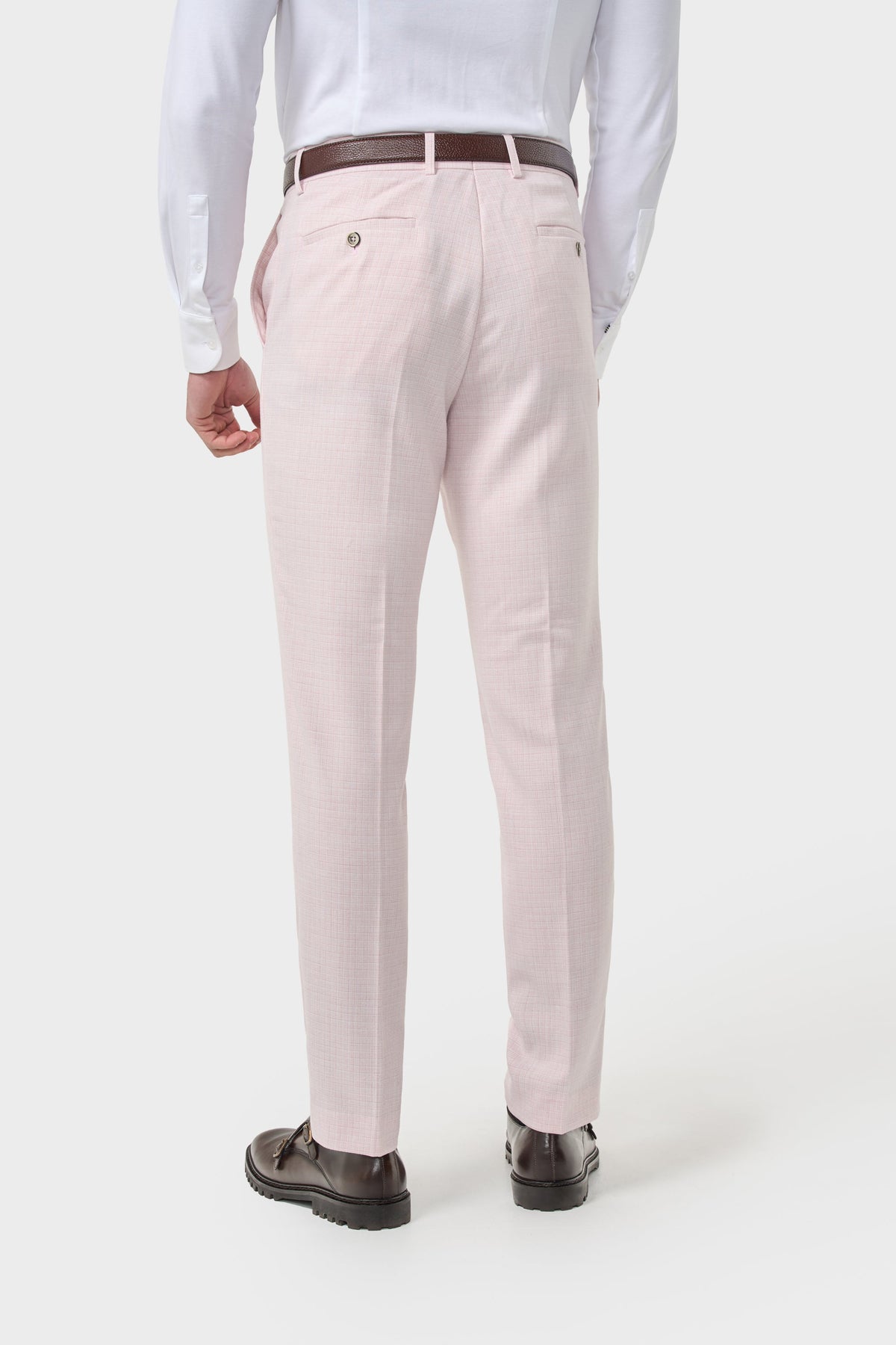 Tropez - Pantaloni eleganti roz pentru bărbați