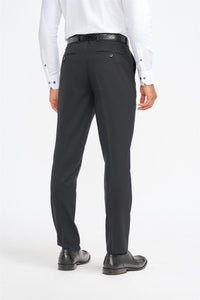 Roberto - Pantaloni eleganti bărbătești cu dungi negre