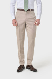 Miami - Pantaloni de mireasă bej pentru bărbați
