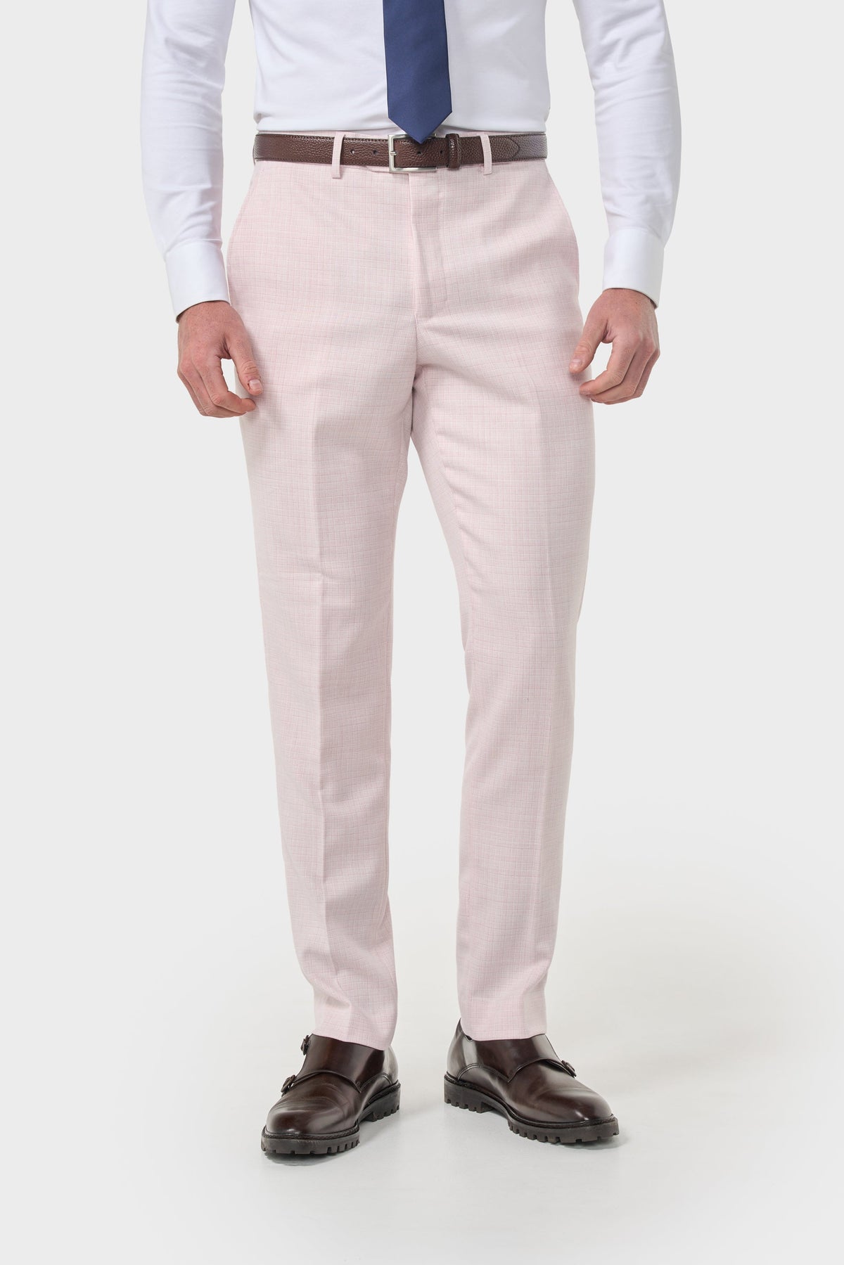 Tropez - Pantaloni eleganti roz pentru bărbați