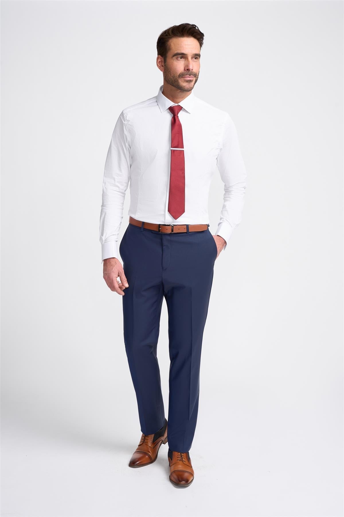 Bond - Pantaloni bărbătești bleumarin închis
