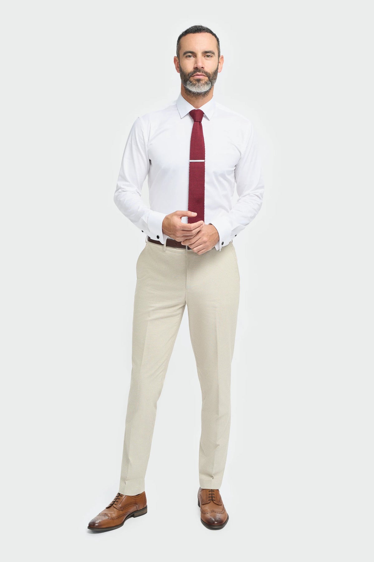 Hampton - Pantaloni bej pentru bărbați