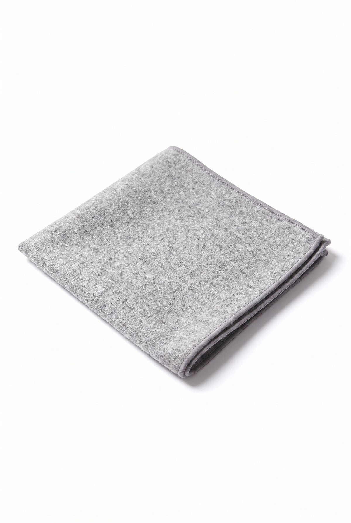 Batistă de buzunar bărbătească gri din tweed