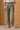 Pantaloni bărbătești, verde salvie, 100% in, plisați, cu șnur, croială dreaptă, relaxați