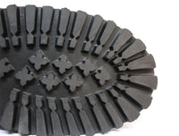 Unisex Real Leather Military Boots Black Ginders King Punk Rock Safety Steel Toe