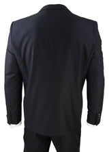 Mens Classic Black 3 Piece Suit