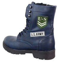 Mens U.S. Army Style Ankle Boots
