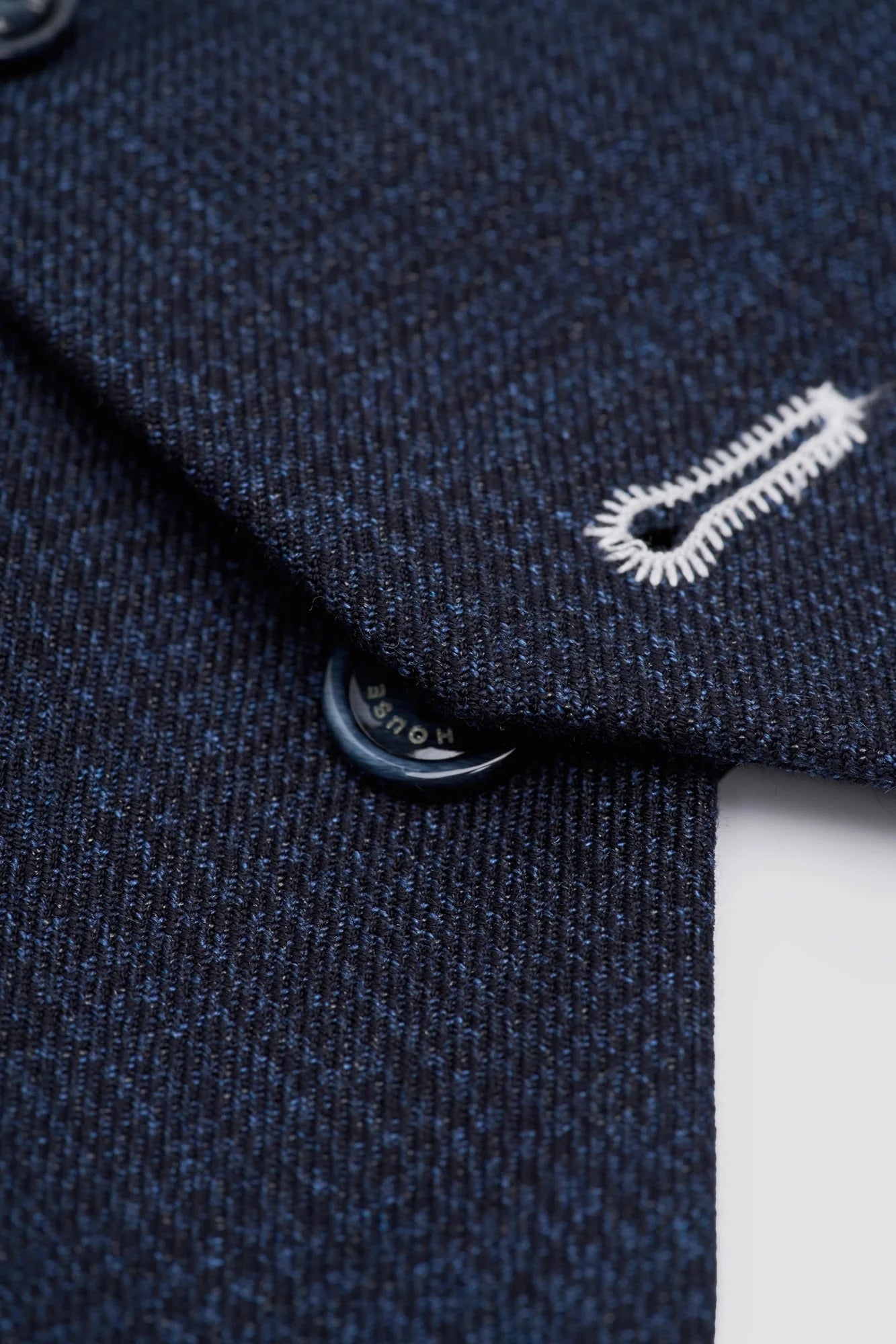 Caridi - Vestă bărbătească din tweed bleumarin