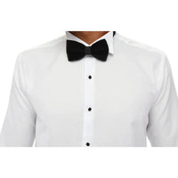Men's Wing Collar Shirt Tuxedo White Double Cuff Dinner Classic