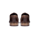 Mens Real Leather Vintage Shoes Brogues 1920s Suede Tweed Laced Shoes Smart Formal