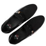 Men's Slip On Lightweight Black Loafer Shoes