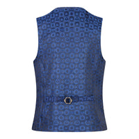 Boys Marc Darcy 3 Piece Suit Grey Prince Of Wales Blue Check Vintage Retro