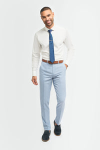 Miami - Pantaloni de vară albastru deschis pentru bărbați