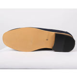 Men's Slip On Navy Lightweight Suede Loafers