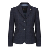 TPSTZ72 - Sacou tweed bleumarin pentru femei