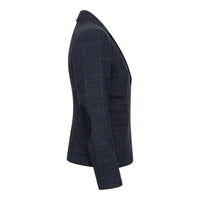 TPSTZ72 - Sacou tweed bleumarin pentru femei