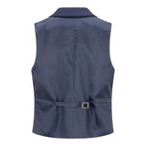 TPW-14 - Costum de damă bleumarin, simplu, din 3 piese