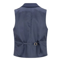 TPW-14 - Costum de damă bleumarin, simplu, din 3 piese