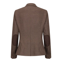 TPW50 - Costum maro din 3 piese pentru femei, model Prince Of Wales, în carouri