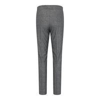 TPW51 - Costum gri pentru femei, 3 piese, model Prince Of Wales, în carouri