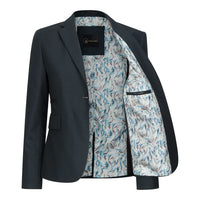 TPW53 - Costum verde de damă din 3 piese, model Prince Of Wales, în carouri