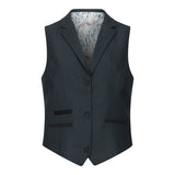 TPW53 - Costum verde de damă din 3 piese, model Prince Of Wales, în carouri