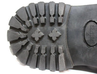 Unisex Real Leather Military Boots Black Ginders King Punk Rock Safety Steel Toe