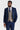 Costum Arthur bleumarin cu vestă Harris Brown din tweed contrastant