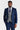 Costum Arthur bleumarin cu vestă Harris gri din tweed contrastant