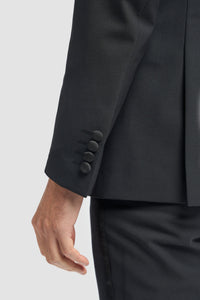 Aspen - Costum de mireasă bărbătesc negru, din două piese, smoking