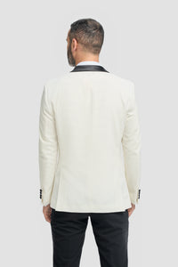 Aspen - Men's Cream 2 Piece Shawl Collar Tuxedo Suit