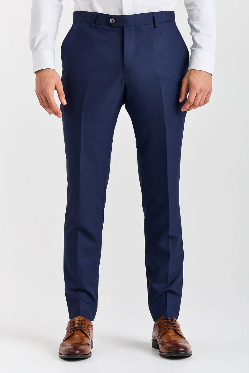 Costum de mireasă clasic Belmont bleumarin, 3 piese, pentru bărbați