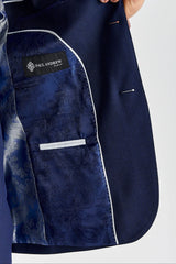 Costum de mireasă clasic Belmont bleumarin, 3 piese, pentru bărbați
