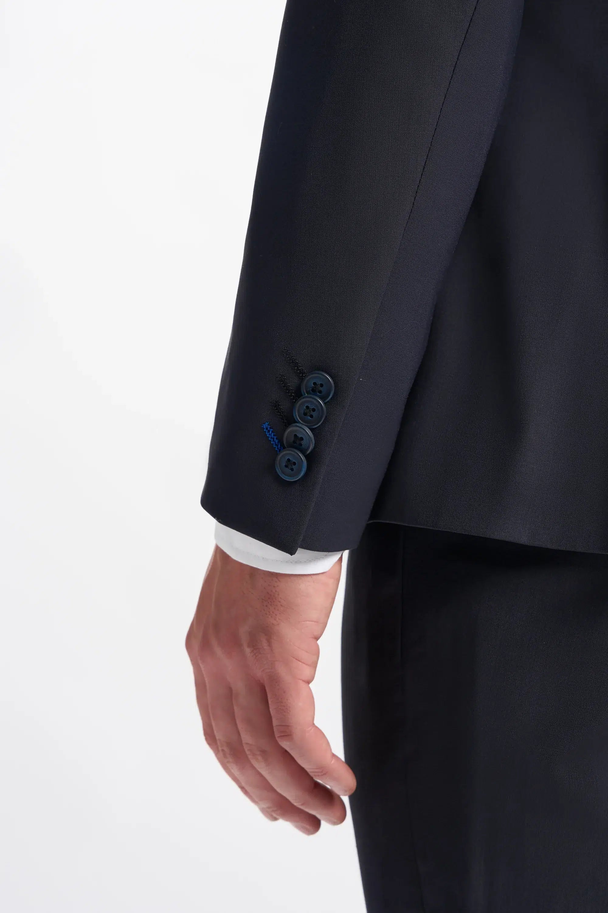 Bond - Men's Dark Navy 2 Piece Double Breasted Suit