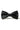 Cămașă unisex pentru bărbați și băieți, cu papion, satin negru, cu clipsuri