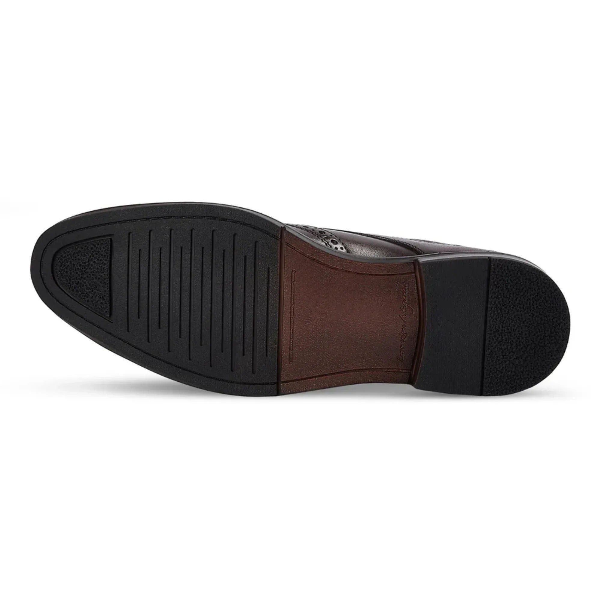 Cambridge - Pantofi Derby Brogue cu Wingtip, maro închis, pentru bărbați