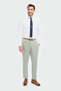 Camden - Pantaloni bărbătești verde salvie