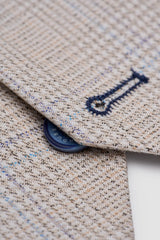 Caridi - Vestă de mireasă bărbătească din tweed bej