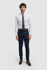 Caridi - Pantaloni bărbătești din tweed bleumarin