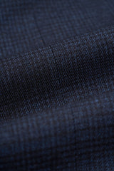Caridi - Pantaloni bărbătești din tweed bleumarin