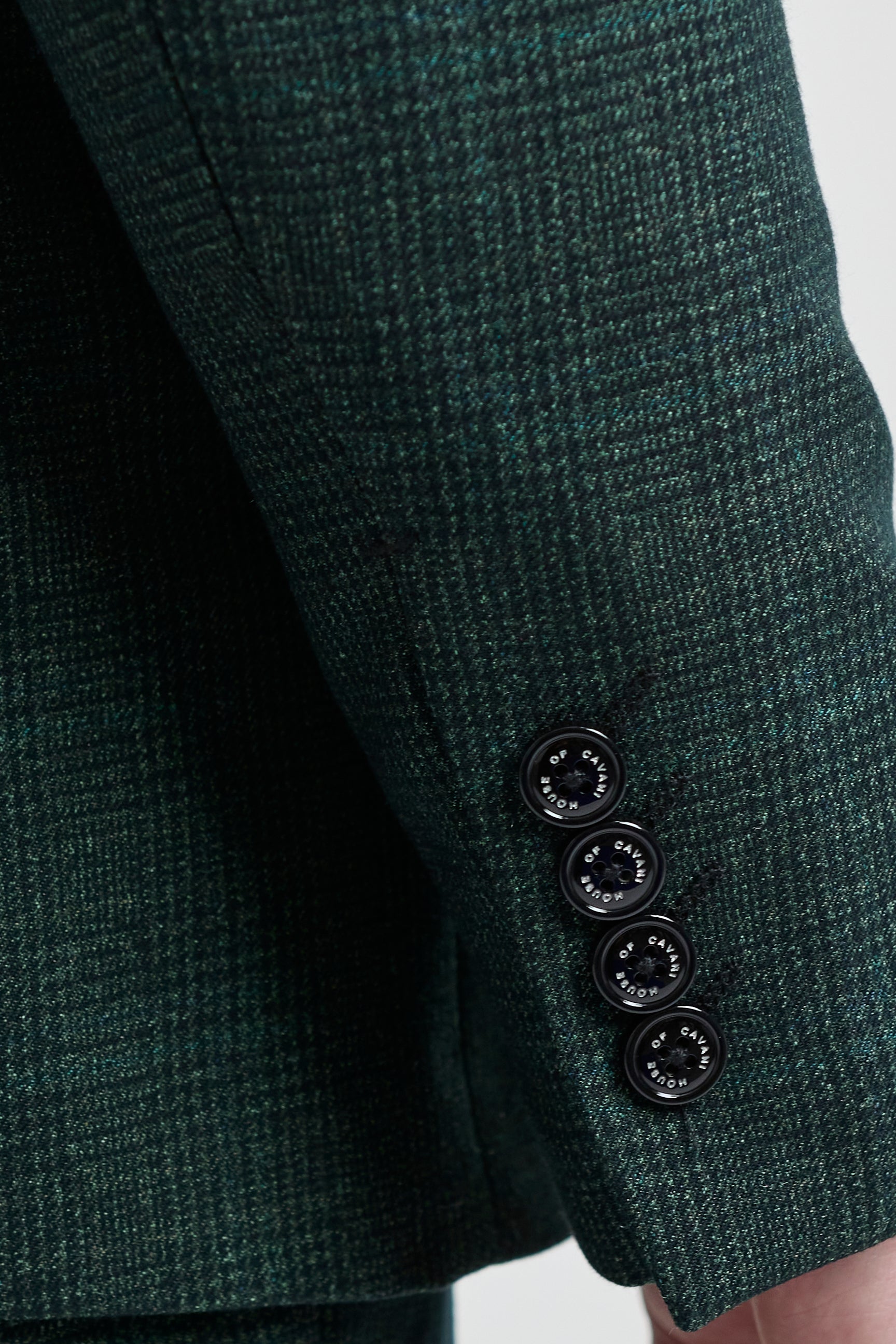 Costum bărbătesc din 3 piese, în carouri, tweed, verde măsliniu, croială croită, pentru nuntă, Peaky Classic